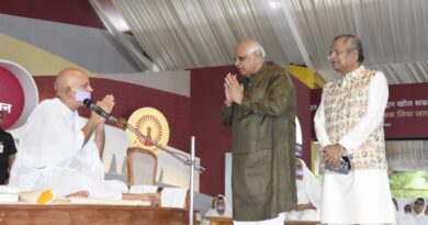કોબા ખાતે ‘આચાર્ય તુલસી સન્માન સમારોહ’: રાજ્યપાલના હસ્તે પદ્મભૂષણ રજત શર્મા સન્માનિત