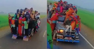 खौफनाक सफर: 10 की क्षमता वाली जीप में लदे 100 यात्री, रूह कंपा देगा वायरल वीडियो