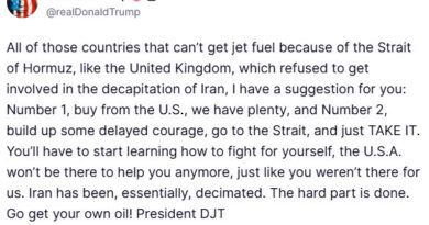 ट्रंप का दो-टूक जवाब: ‘होर्मुज से तेल चाहिए तो खुद दिखाओ हिम्मत’, अमेरिका अब नहीं करेगा मदद