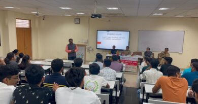 ગાંધીનગર આયુર્વેદિક કોલેજ, કોલવડા ખાતે મહિલા સુરક્ષા અને સાયબર જાગૃતિ કાર્યક્રમ યોજાયો