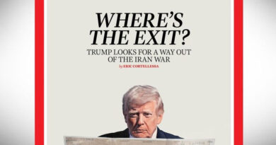 टाइम मैगजीन का ट्रंप पर तंज: कवर पेज पर फोटो छापकर पूछा— ‘युद्ध से बाहर निकलने का रास्ता कहां है?’