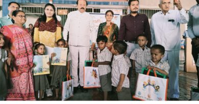 ગાંધીનગર તાલુકાના ગિયોડથી વિધાનસભા ઉપાધ્યક્ષ પુર્ણેશભાઈ મોદી એ કરાવ્યો શાળા પ્રવેશોત્સવનો પ્રારંભ