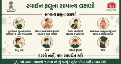 ગાંધીનગરના નાગરિકો માટે મહત્વપૂર્ણ અપીલ: સ્વાઈન ફ્લૂથી ડરવાની જરૂર નથી, પણ સાવચેત રહેવું જરૂરી