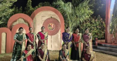 ઝાંઝરનો ઝણકાર : ‘એક વિચાર, એક શક્તિ’ના મંત્ર સાથે સખી વૃંદે નવરાત્રી ગરબાનું ભવ્ય આયોજન કર્યું